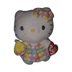 Girls Ty Hello Kitty Stuffed Animal One Size White Pink #712